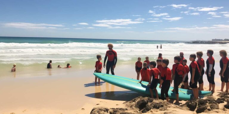 Coolum: Lecție de surf pentru începători