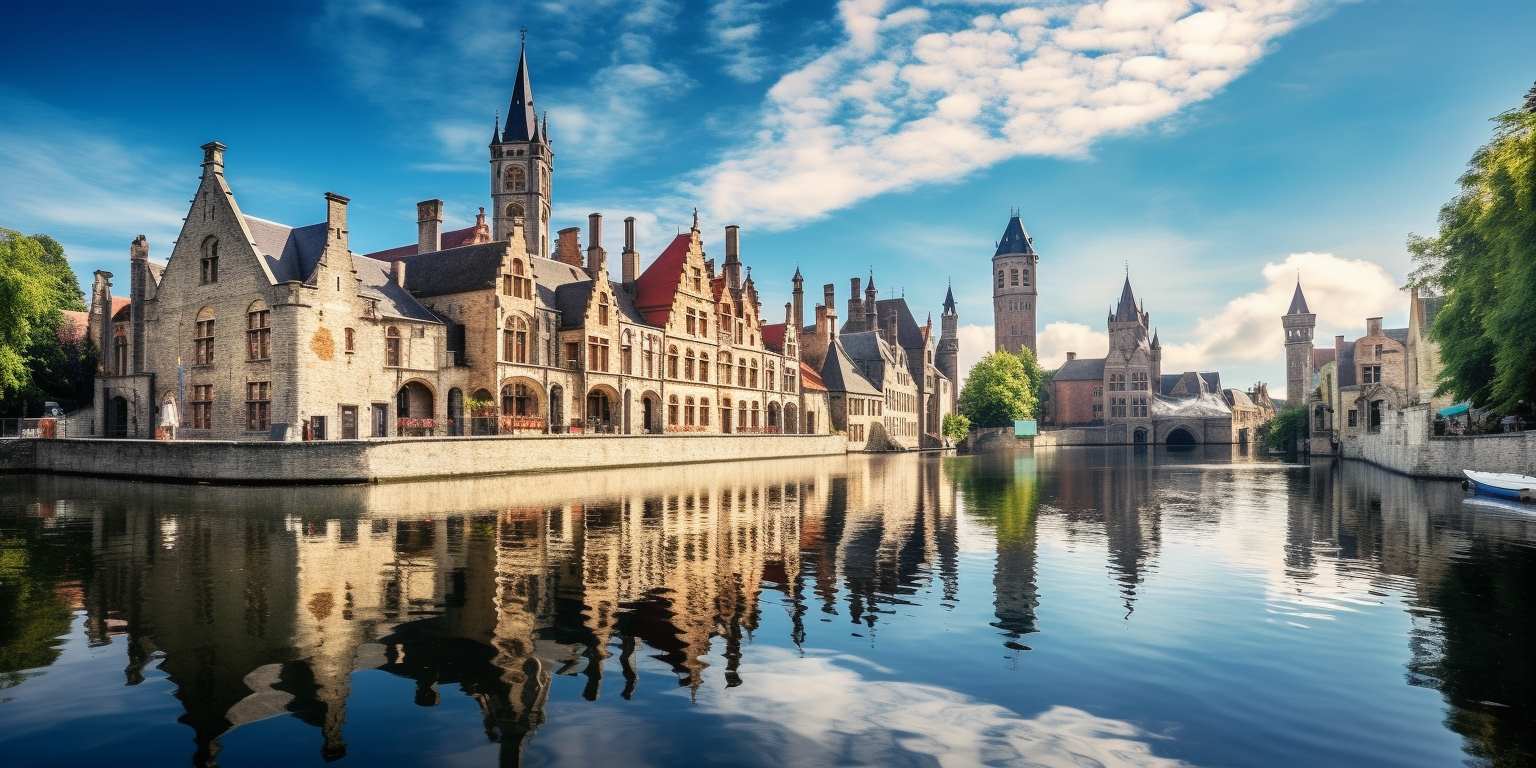 De la Bruxelles: Bruges și Gent într-o excursie ghidată de o zi