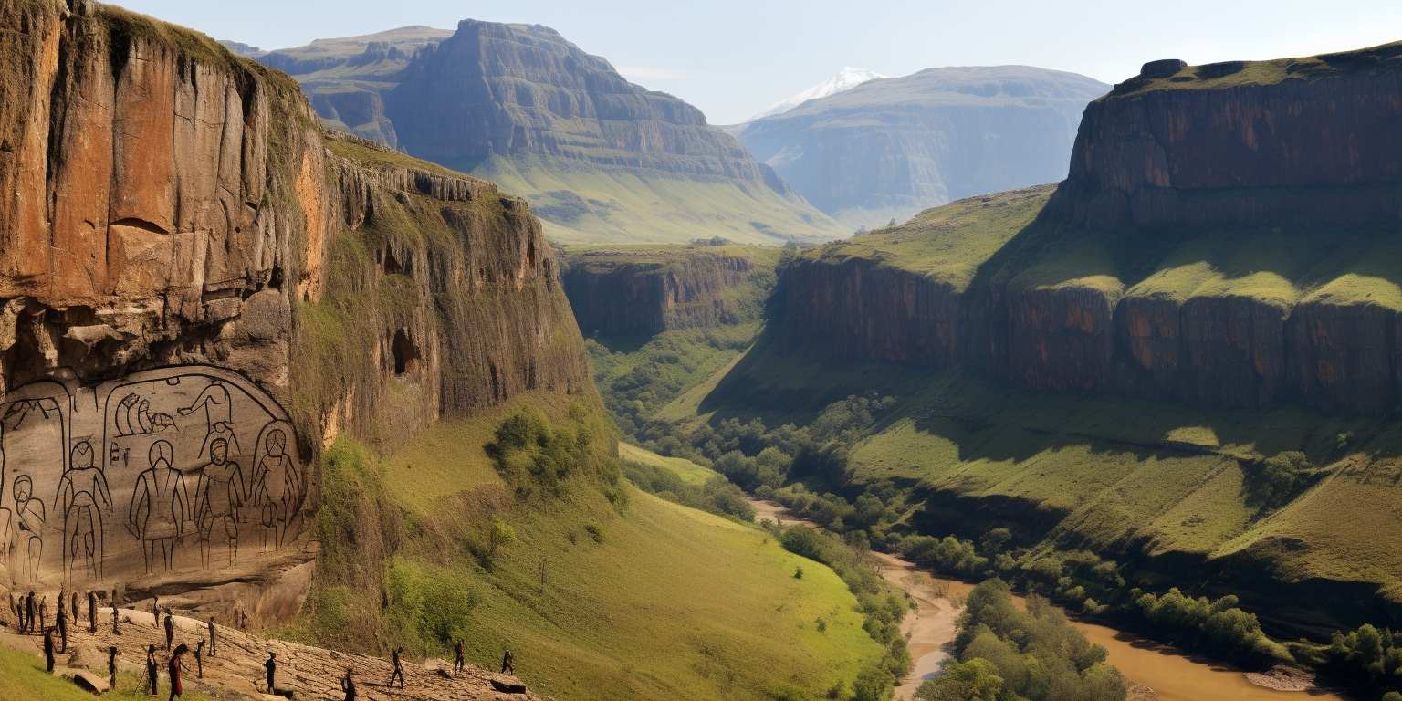 Descoperirea Artelor Peșterilor și Locul de Capturare a lui Mandela în Rezervația Castelul Giants din Drakensberg