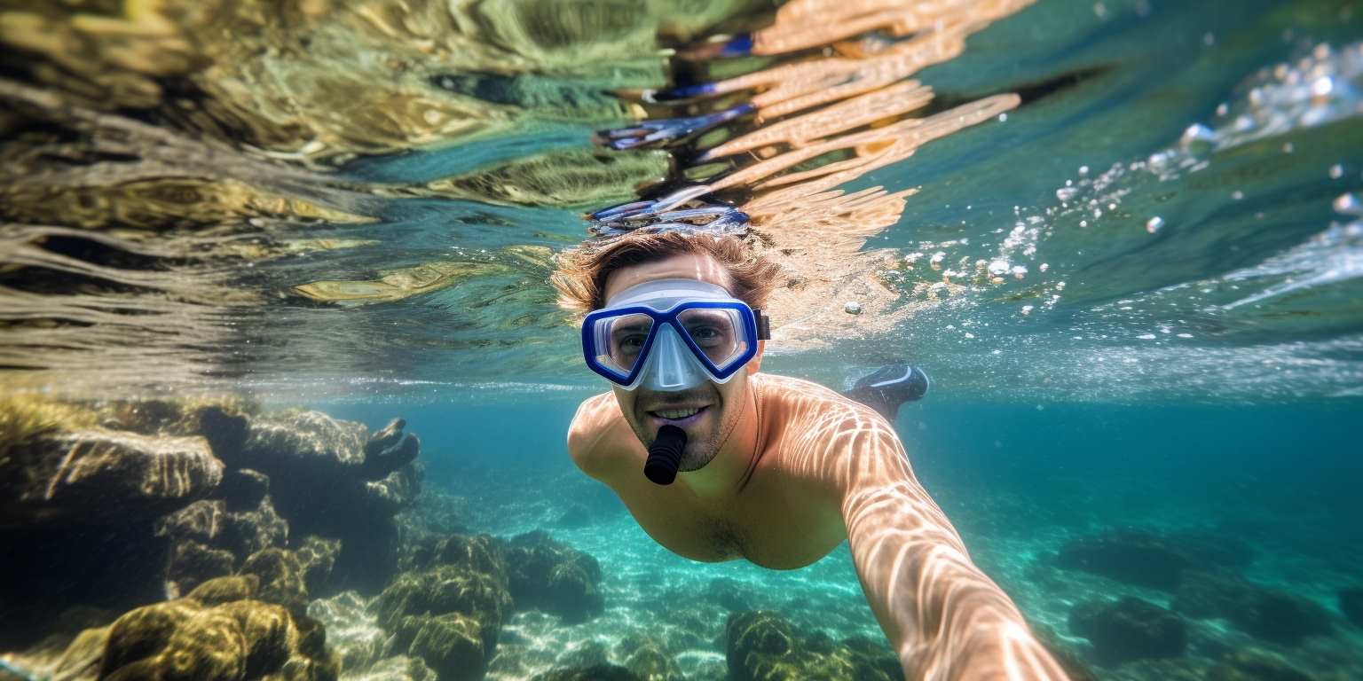 Descoperiți Adâncurile Moreton Bay: Snorkel și Tur de Înot