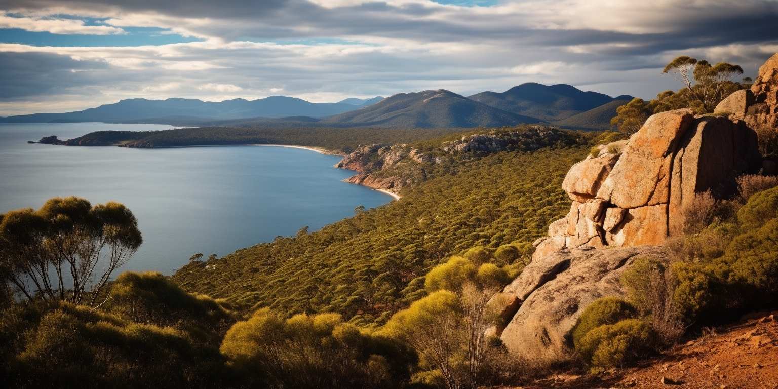 Descoperiți Frumusețea Coastelor Tasmaniei în Turul Zilei prin Hobart: Golful Wineglass și Parcul Național Freycinet