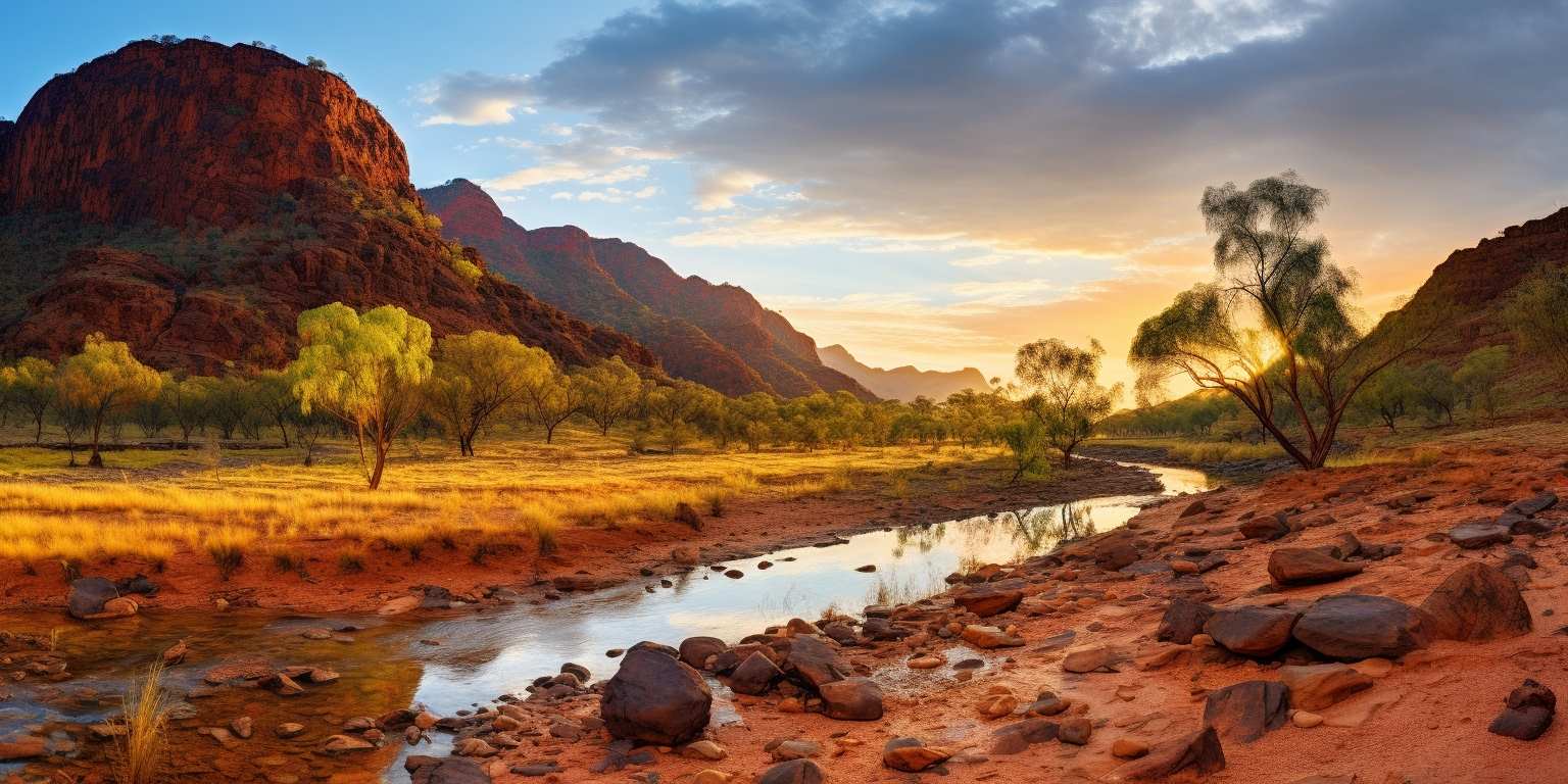 Descoperiți Frumusețea Lanțului West MacDonnell într-o Excursie de Jumătate de Zi din Alice Springs