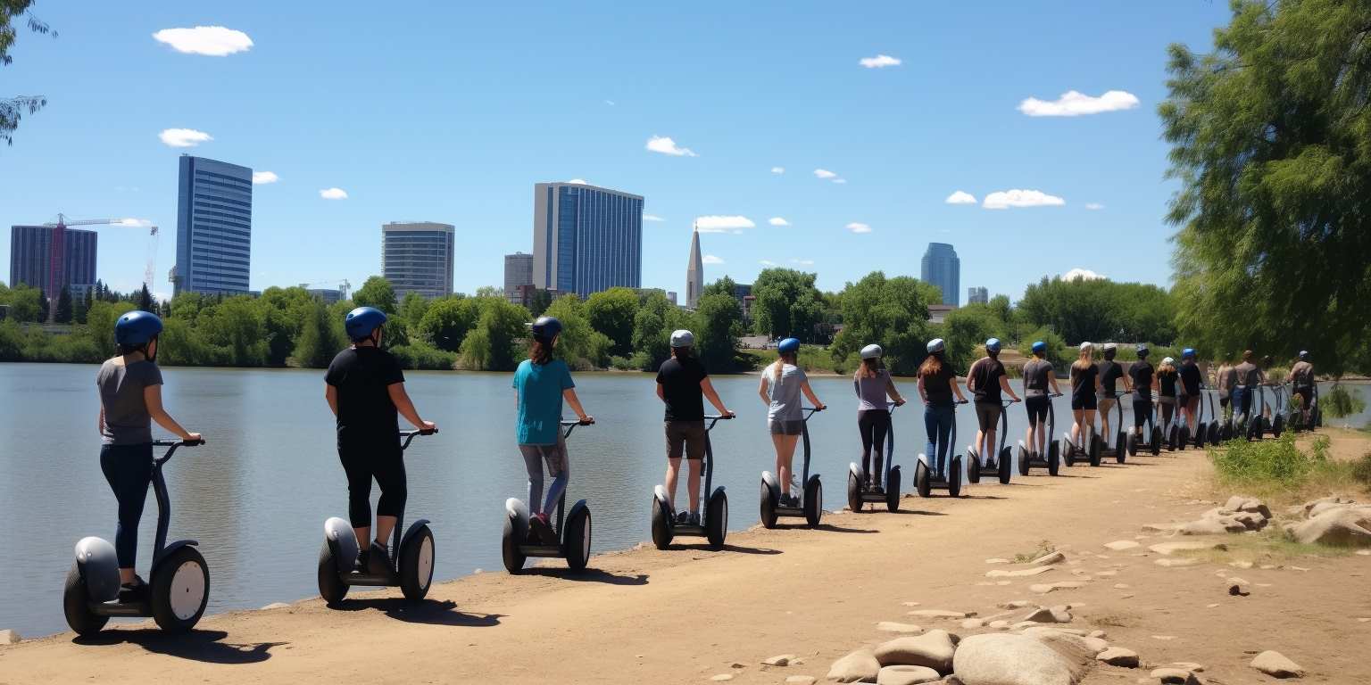 Edmonton: tur ghidat de 2 ore cu Segway pe River Valley și înghețată