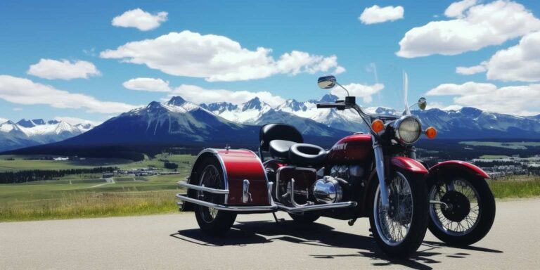 Excursie cu motocicleta Sidecar Scenic Cochrane și Canmore