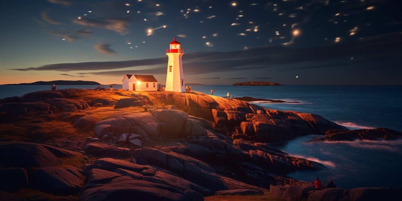 Excursie de noapte la Halifax: Peggy's Cove