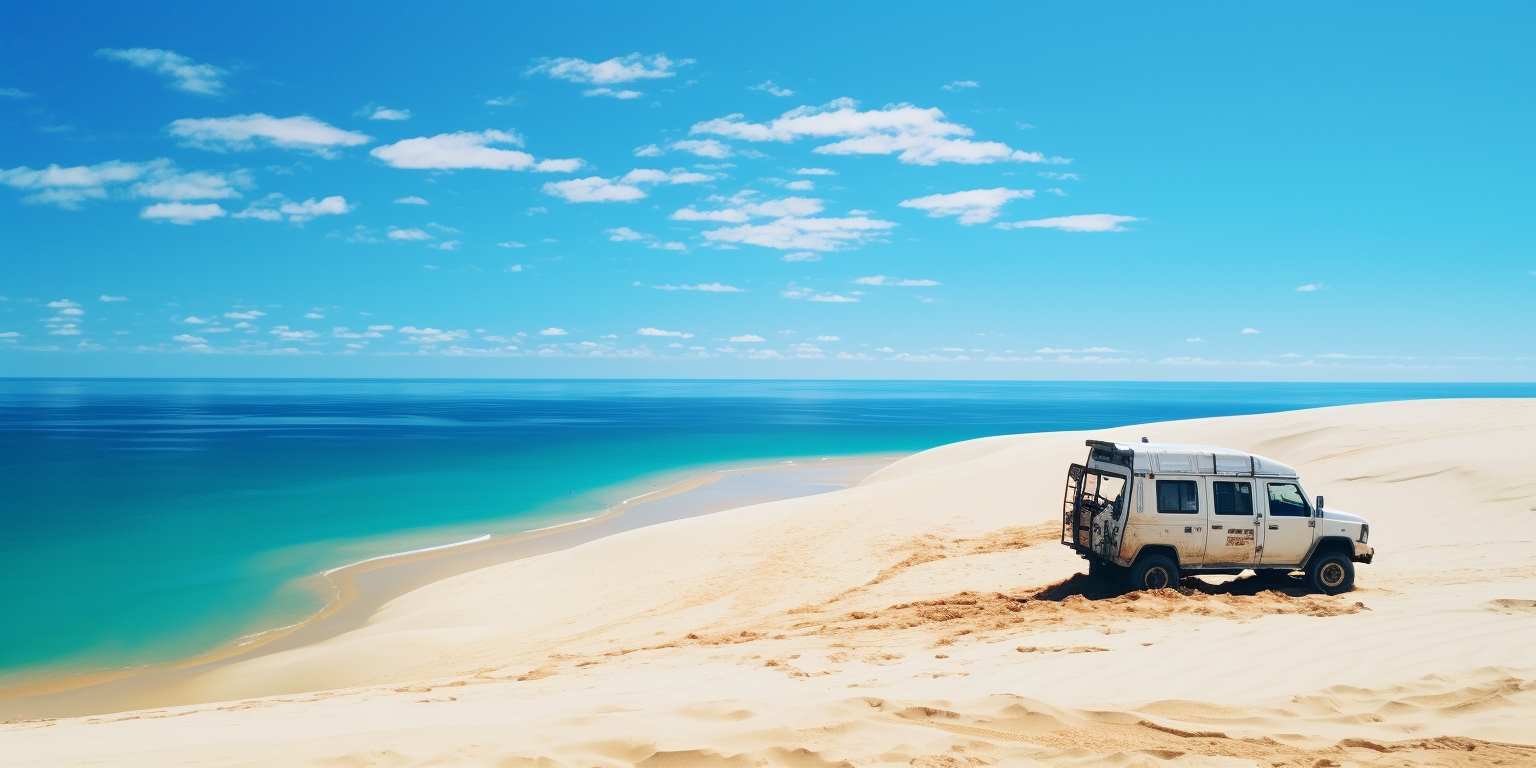 Excursie de o zi la Tangalooma cu Desert Safari: Aventură și Descoperiri în Insula Moreton