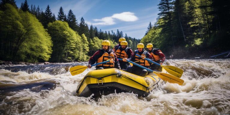 Experiență de o zi întreagă de rafting pe râul Rouge