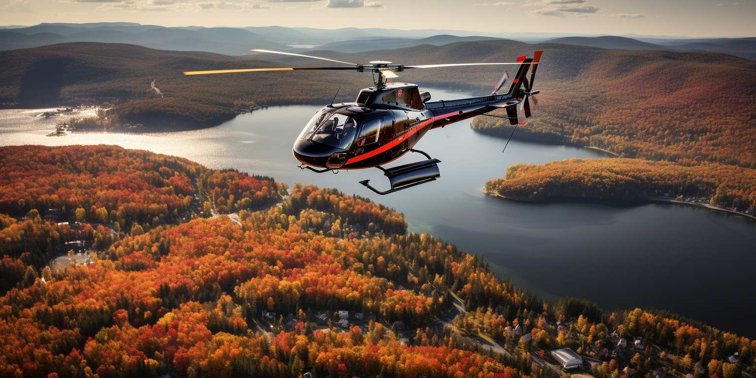 Explorare aeriană la Mont Tremblant: Tur cu elicopterul și opțiunea de oprire la munte