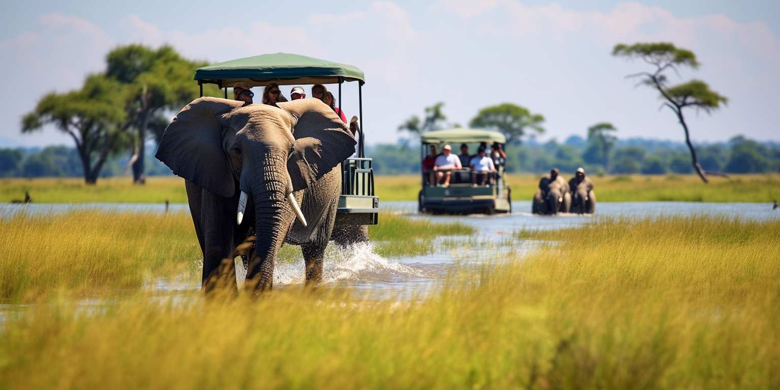 Explorarea Parcului Național Chobe: Safari de o zi întreagă cu mașina