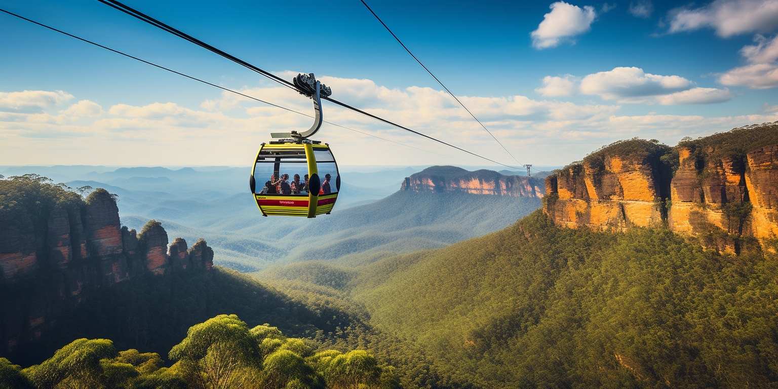 Explorați Munții Albaștri: Scenic World