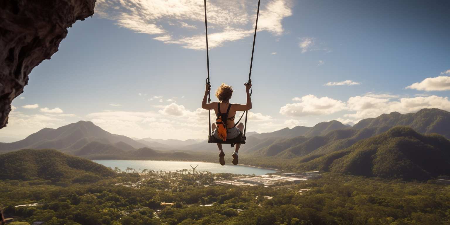 Leagăn uriaș în Pădurea Tropicală din Cairns: Adrenalină și Aventură