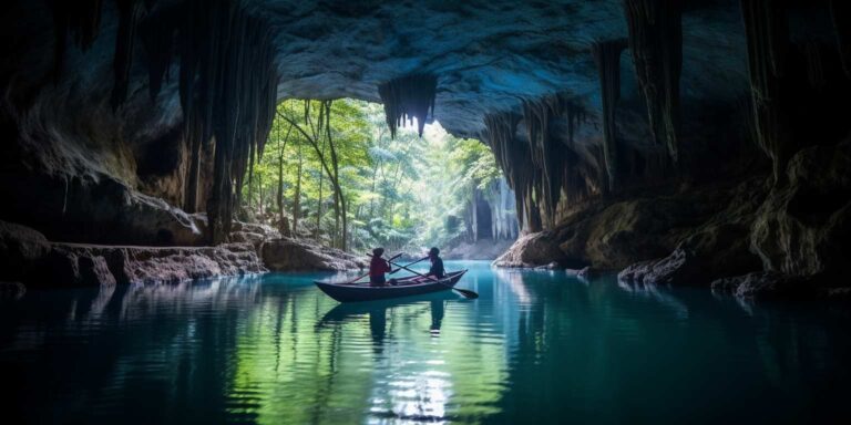 San Ignacio: Aventură de o jumătate de zi cu canoe în peșteră