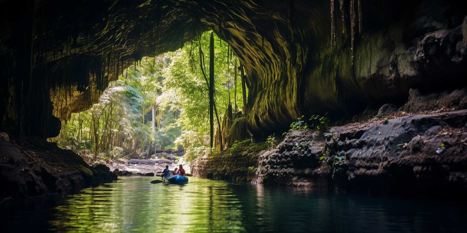 San Ignacio: Tubing în peșteră cu prânz și tiroliană opțională