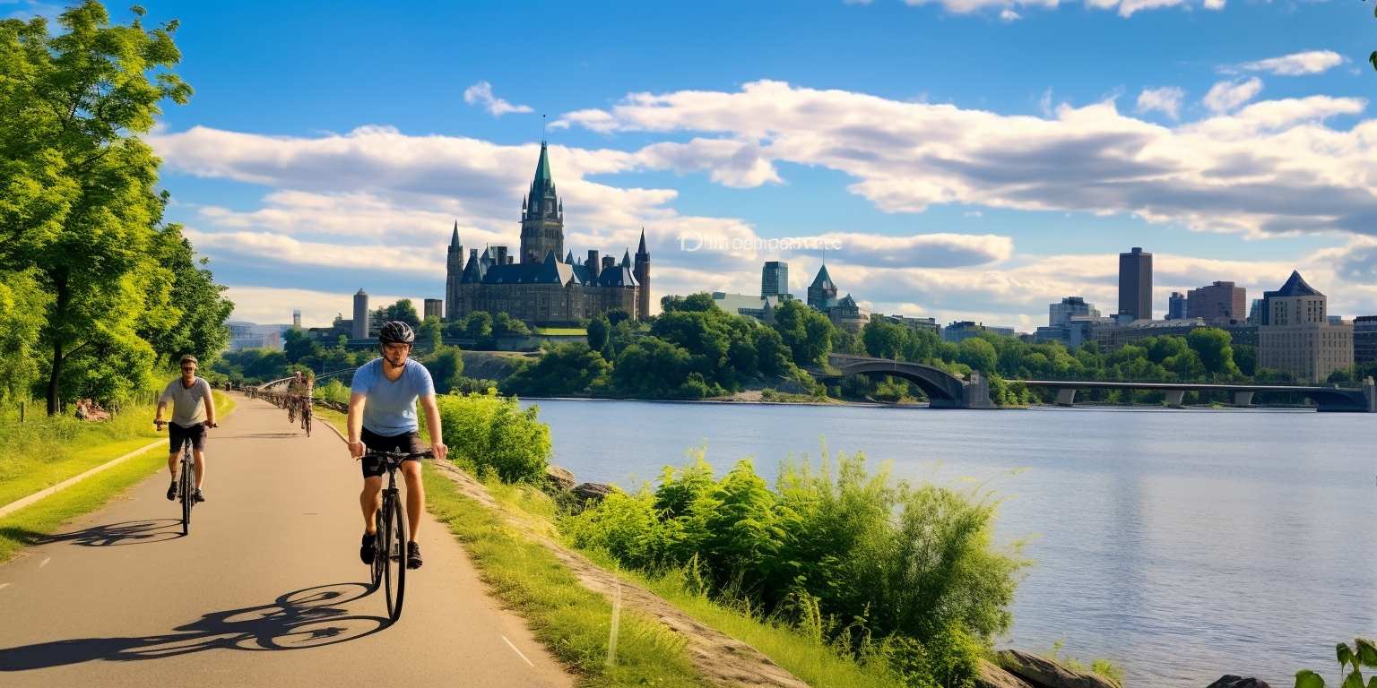 Tur ghidat cu bicicleta prin Gatineau și Ottawa