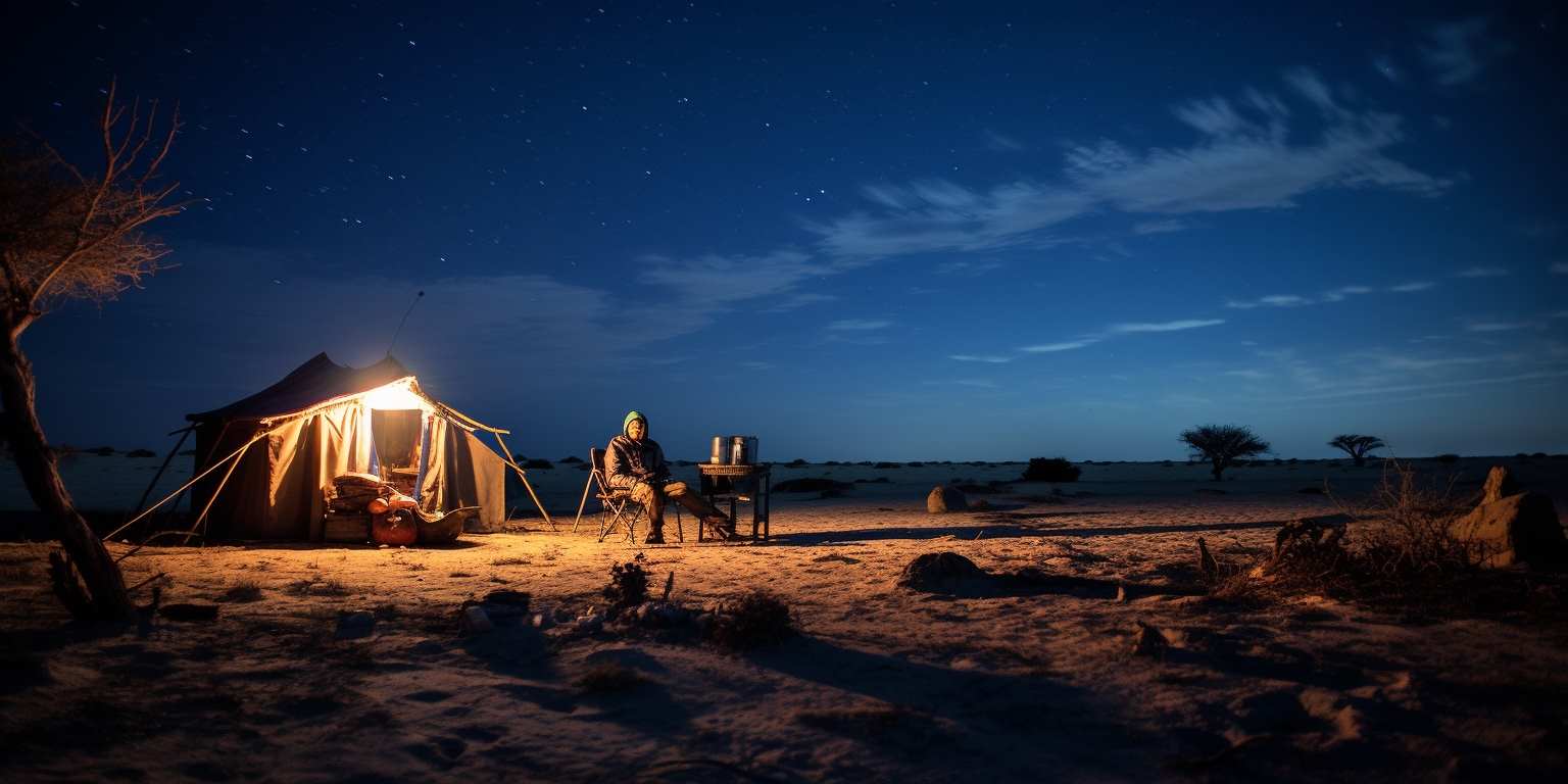 Vizitați De la Kasane: Dormind sub stele la Makgadikgadi Pan